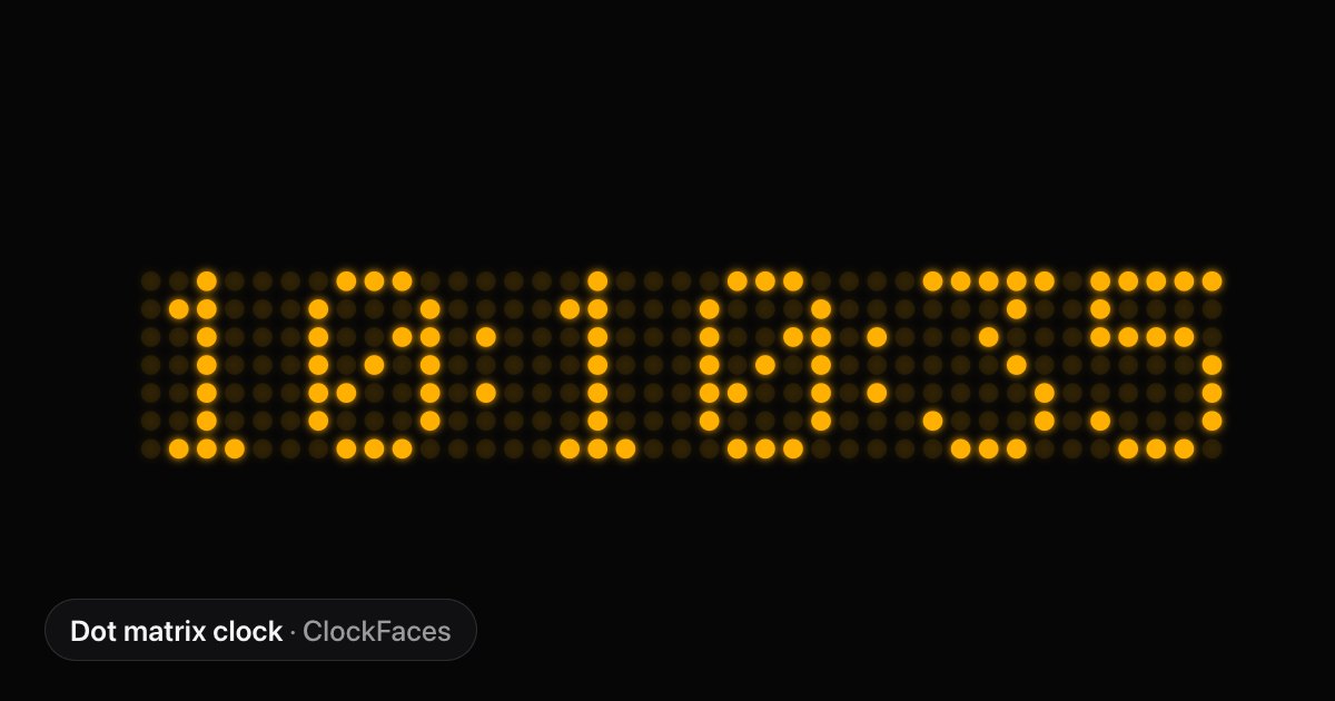 Time Keeping Display Dot Matrix Clock – LED Matrix Display Online